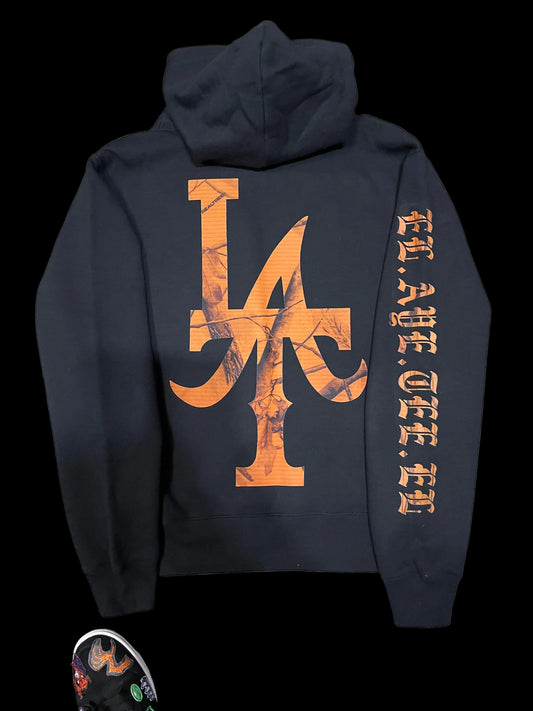 Camo Logo Black Hoodie