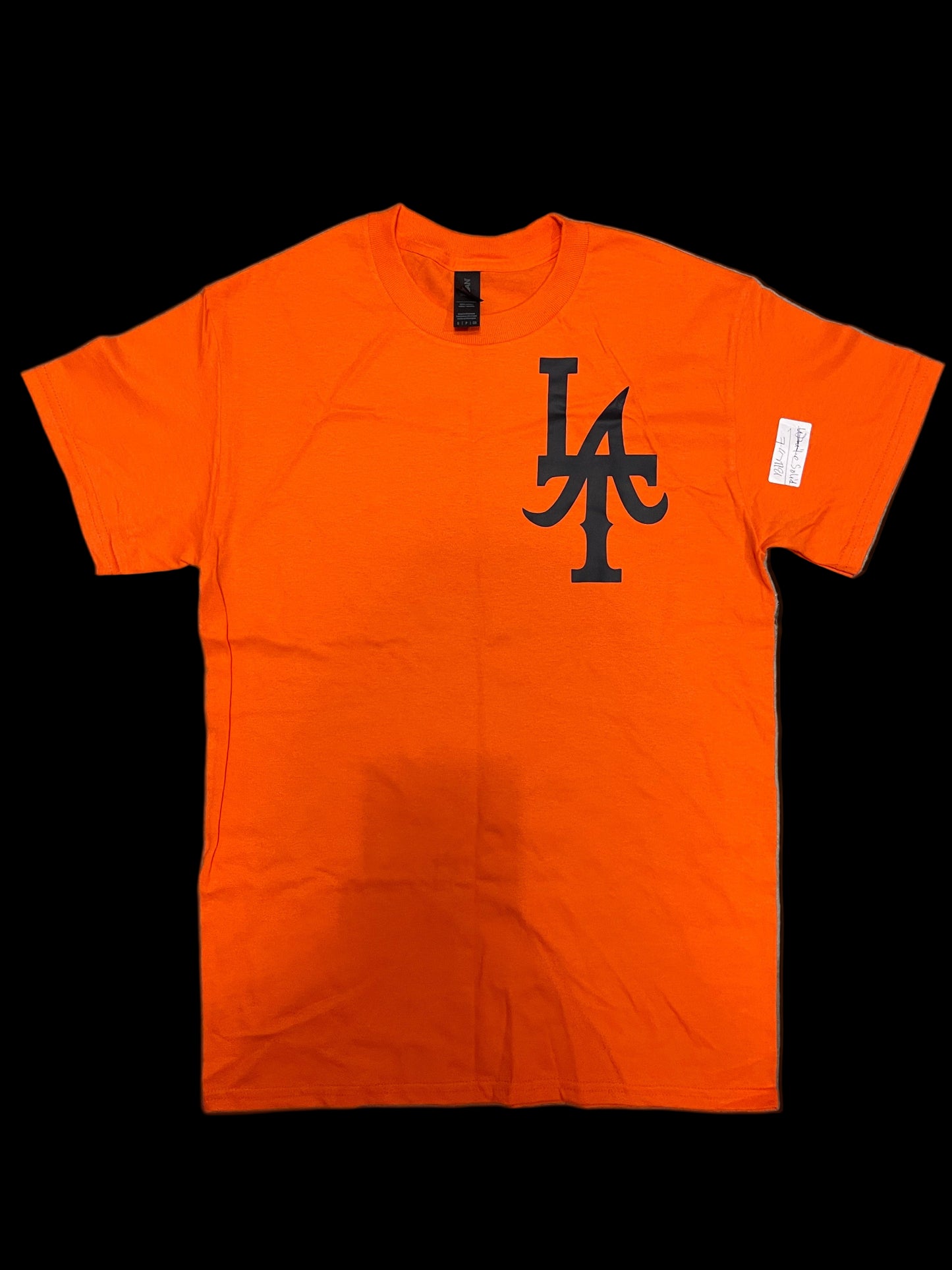 Orange T-shirt Black Logo